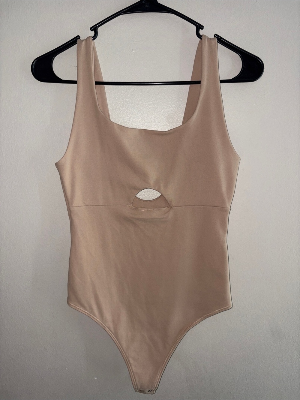 Abercrombie & Fitch - Cut Out Bodysuit in Nude